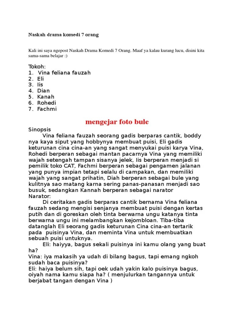 Naskah drama komedi 7 orang