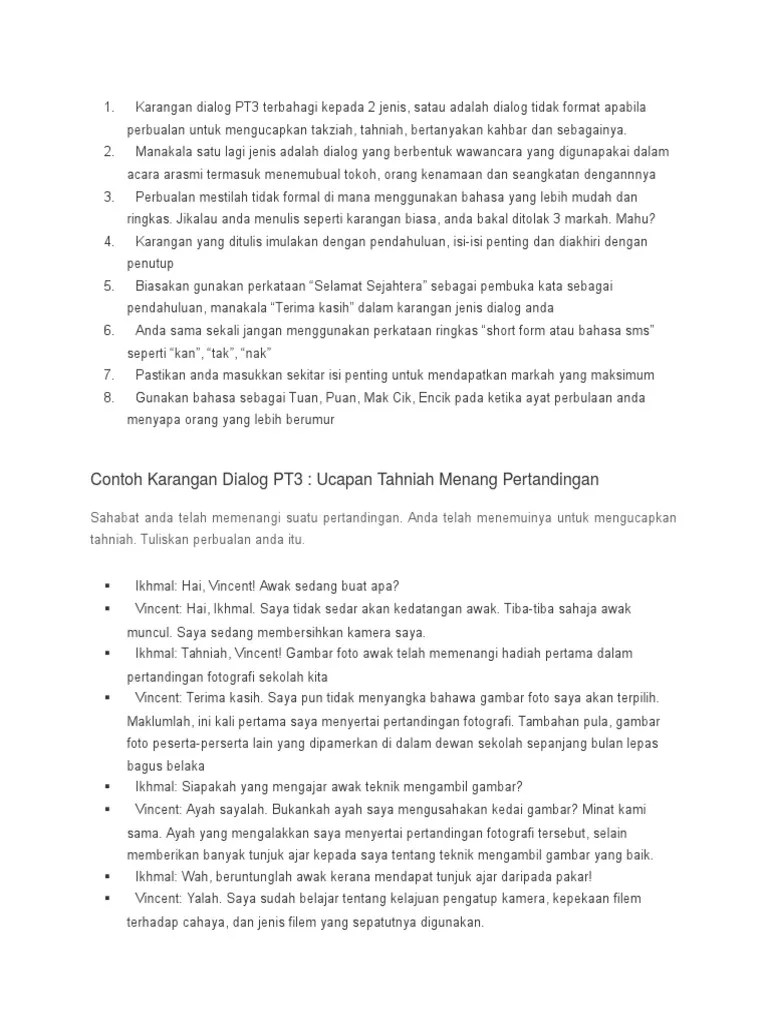 Contoh Karangan Dialog Pt3 : Super Skills Pendekatan Komik Pt3 Penulisan Kssm Membalik Buku Halaman 1 20 Anyflip