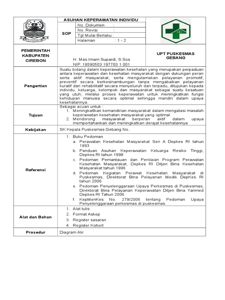 Sop Askep Individu | PDF