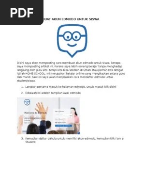 Dengan edmodo, guru/ dosen dapat mengirim nilai, tugas, maupun kuis untuk. Cara Membuat Akun Edmodo Untuk Siswa Dan Guru Pdf