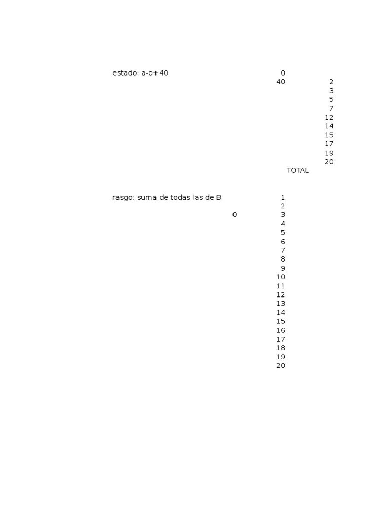 Plantilla Correccion Staic | PDF