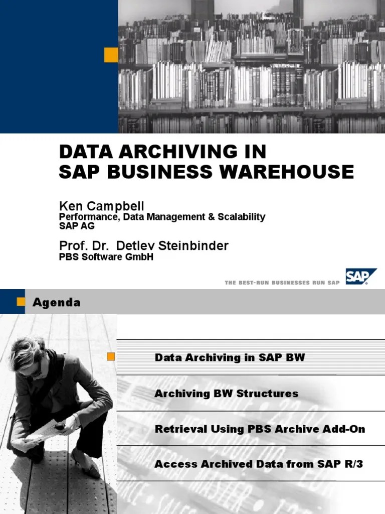 Data Archiving Sap Business Warehouse | PDF | Metadata | Database Index