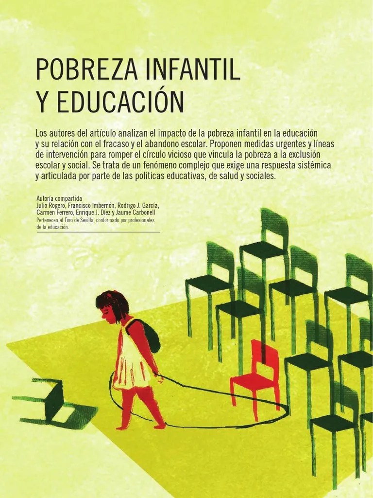 Pobreza Infantil Y Educación | PDF | Exclusión Social | Pobreza