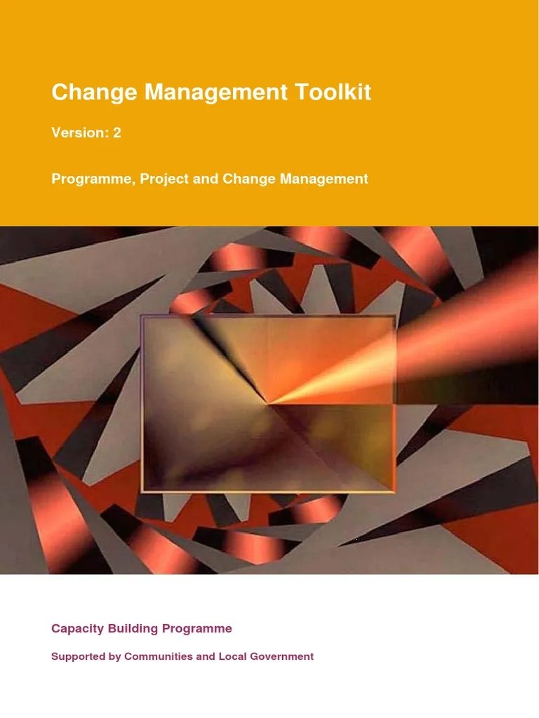 Change Management Toolkit: Capacity Building Programme | PDF | Capacity ...