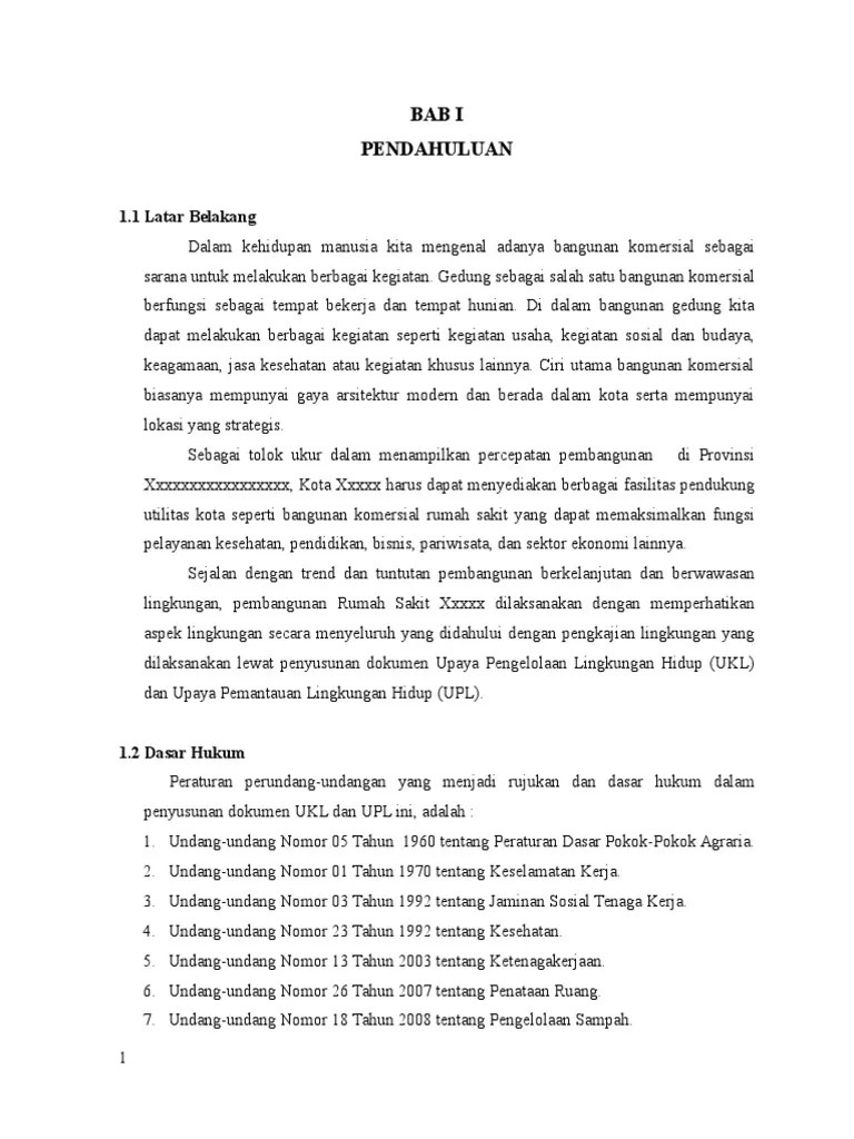 Check spelling or type a new query. Ukl Upl Pembangunan Rumah Sakit Pdf