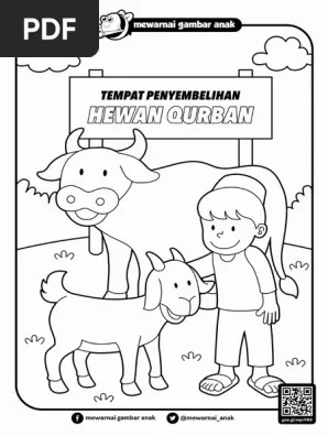 11 Gambar Mewarnai Sapi Kurban Paling Baru Lingkar Png