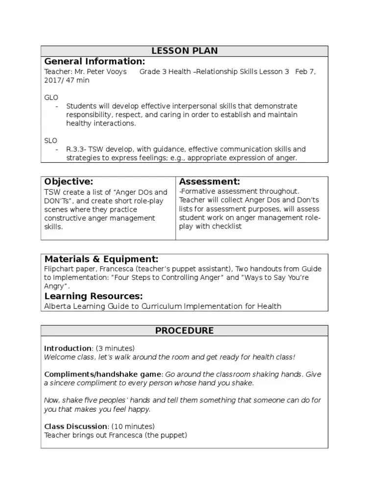 Managing anger in kids blog banner post bigger.jpg. Ps Iii Grade 3 Health Lesson Plan 4b Cbe Pdf Anger Lesson Plan