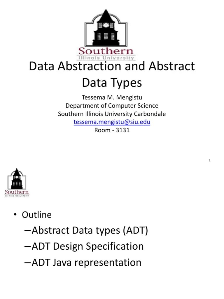 Abstract Data Types | PDF | Data Type | Class (Computer Programming)
