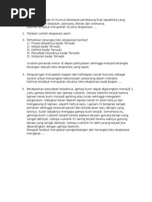 Lengkap 130 Contoh Soal Essay Bahasa Indonesia Kelas 11 Sma Ma Dan Kunci Jawabnya Terbaru Bospedia Inilah pembahasan selengkapnya mengenai contoh soal teks eksplanasi kelas 11.