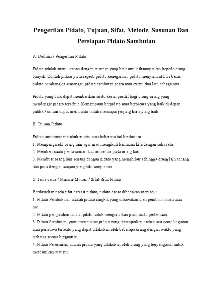 Pidato Khotbah Ceramah Dan Sambutan Pdf Kemahiran mantan Presiden RI yang pertama mampu menarik masa yang sangat besar yang akhirnya sanggup mempersatukan bangsa yang besar yang beraneka ragam budaya suku dan agama hingga mampu mengusir penjajah.