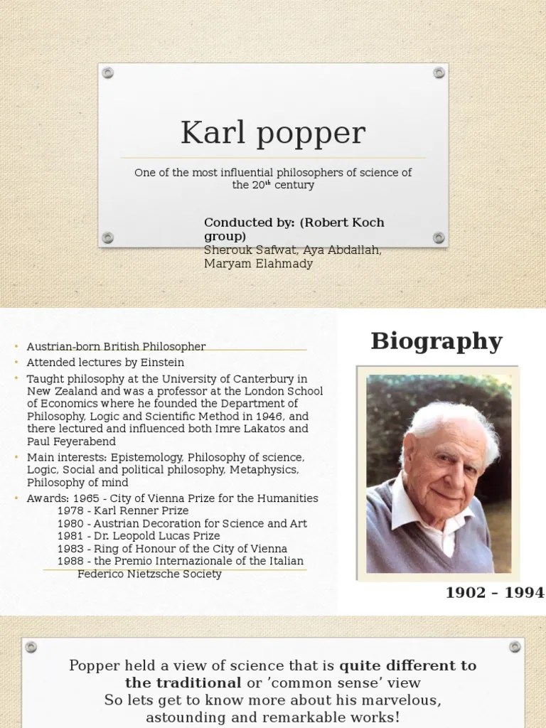Karl Popper | PDF | Karl Popper | Falsifiability