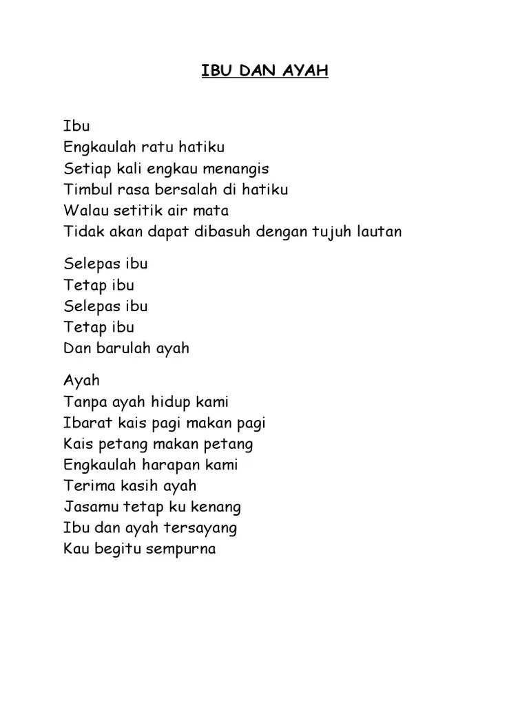 Sajak ibu bapa pendek 15 puisi ayah terbaik yang menyentuh hati dan