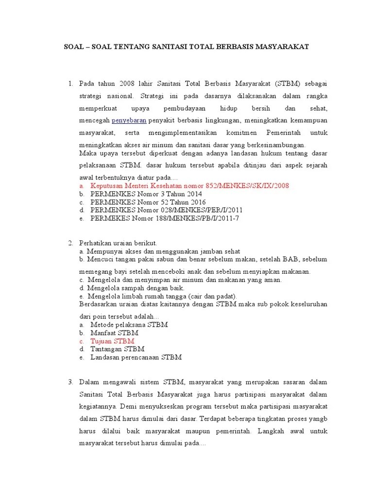 Informasi resmi terkait seleksi tfl tahun anggaran 2021 hanya dari web portal ibm sanitasi | pengiriman berita/artikel/kisah sukses ke email publikasi.plpbm@gmail.com Soal Soal Tentang Sanitasi Total Berbasis Masyarakat