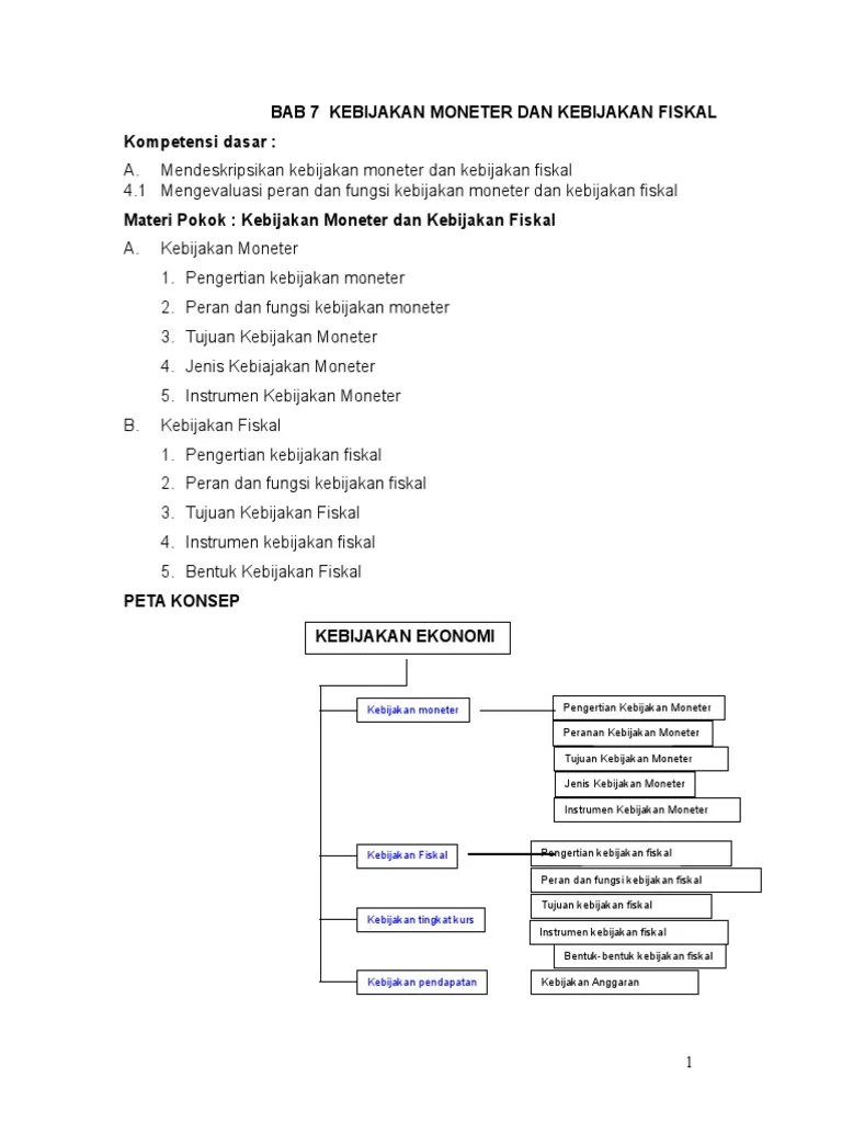 Sebutkan Dan Jelaskan Jenis Kebijakan Fiskal - Safekey
