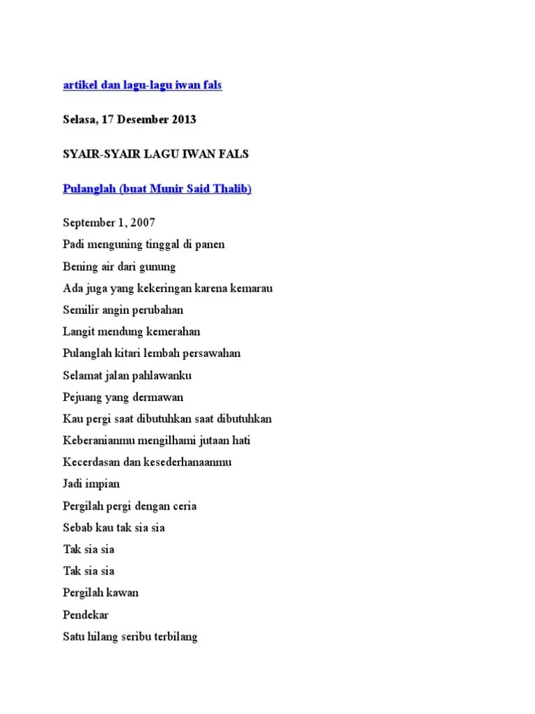 Nah, itulah yang menyebabkan video andai saat itu kakak tidak menggoda viral di media sosial, dan tidak sedikit orang yang menginginkan nya . Artikel Dan Lagu Iwan Fales Pdf