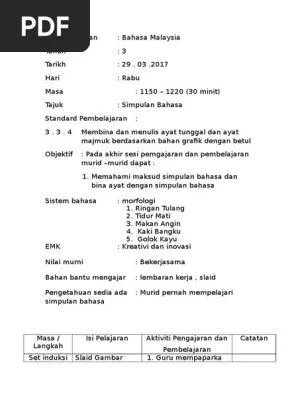 Lema tertinggal di kamus besar bahasa indonesia. Simpulan Bahasa Pdf