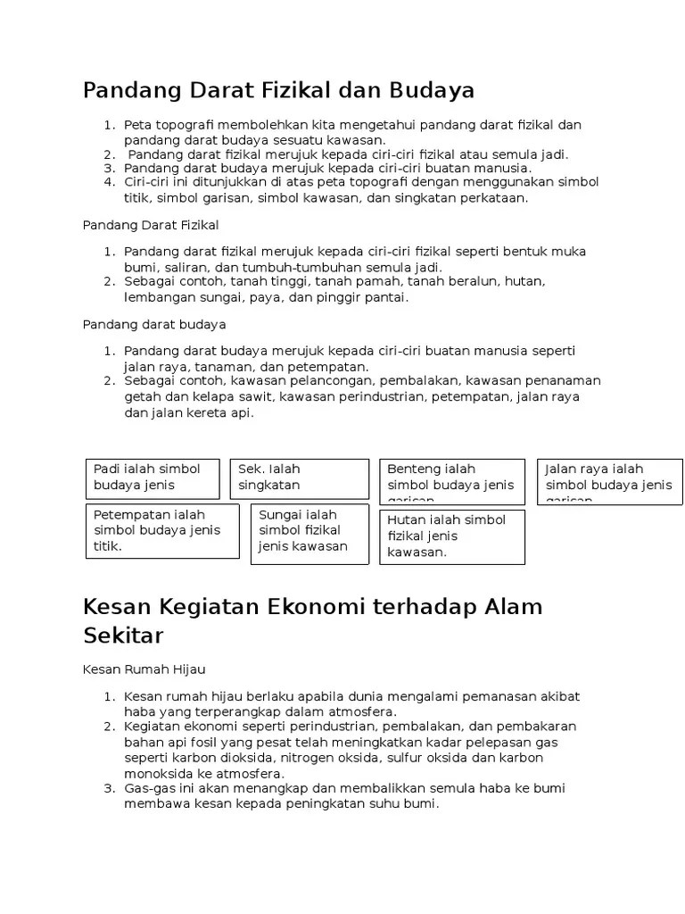 Pandang darat fizikal dan pandang darat budaya. Pandang Darat Fizikal Dan Budaya Pdf