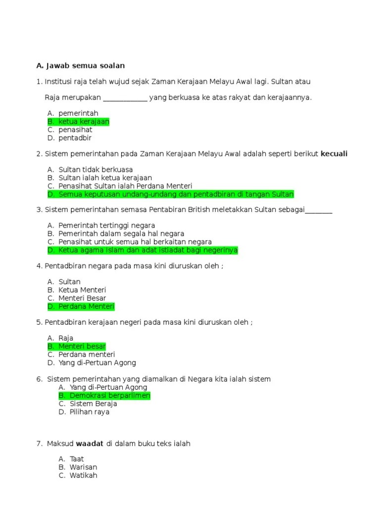 Kelas matematik upsr pkp ep 1 perbincangan ujian mac kertas 2 soalan 1 4. Soalan Sejarah Tahun 5 Ujian 1 Bulan Mac 2017