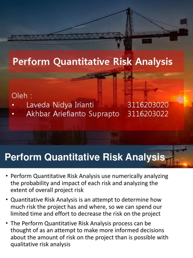 Perform Quantitative Risk Analysis | PDF | Risk | Risk Management