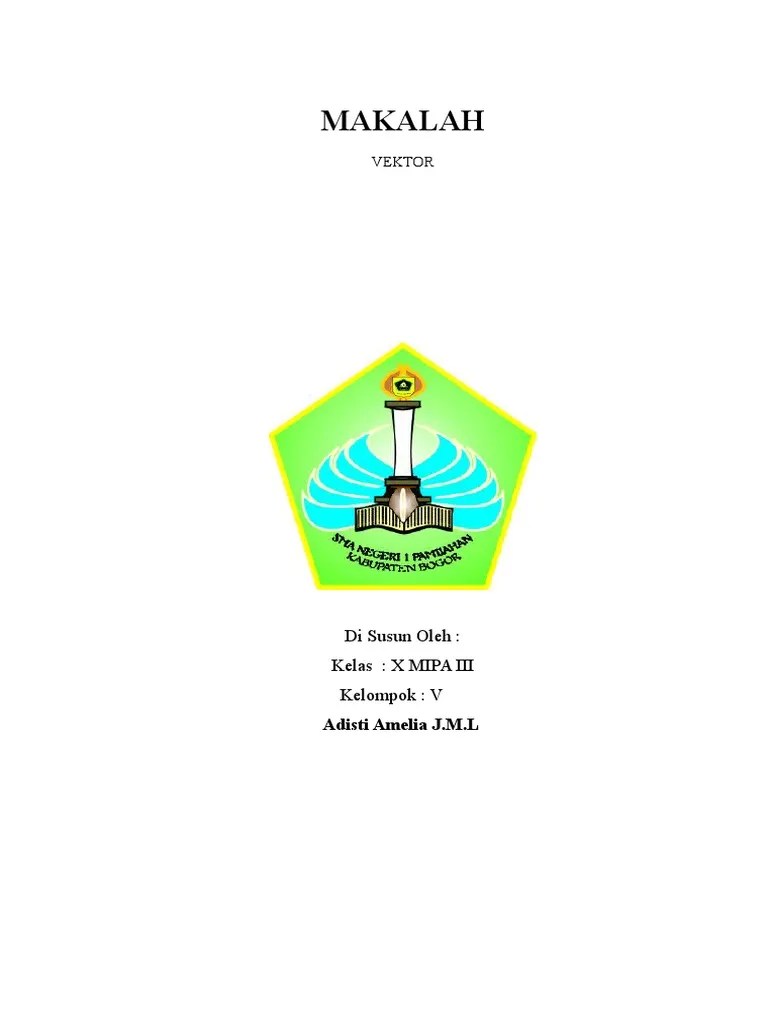 Fisika ilmu yang mempelajari gerak disebut mekanika. Makalah Vektor Matematika Pdf