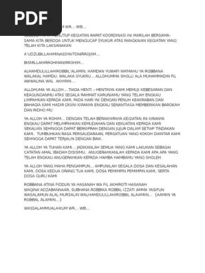 Doa Penutup Ringkas Bahasa Indonesia - Doa Penutup Acara Yang Mudah Dihafal Dan Diucapkan Ketahui Pula Doa Pembukaannya Merdeka Com