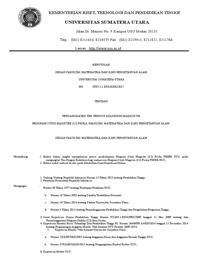 Kami infokan bahwa sebelum anda mengunduh sk dan kartu bimbingan skripsi periode 13 april 2020, silahkan log in pada email uad anda terlebih . Sk Seminar Proposal Hariyati Lubis Dkk Pdf
