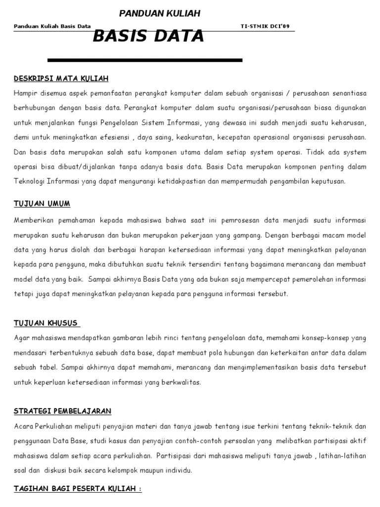 Modul Database | PDF