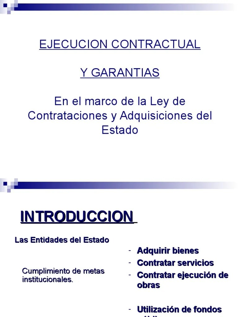 Ejecucion Contractual | Descargar Gratis PDF | Conceptos Legales | Ley ...