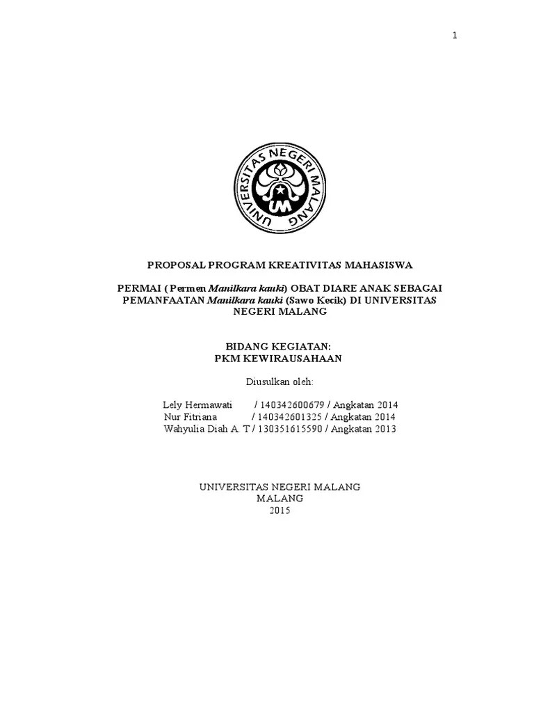 Apakah anda mencari gambar tentang contoh laporan kewirausahaan smk? 326010909-Contoh-Pkm-k.doc
