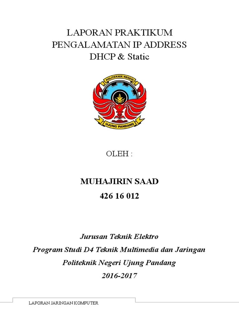 Klik ganda internet protocol seperti pada gambar. Laporan Ip Address Pdf