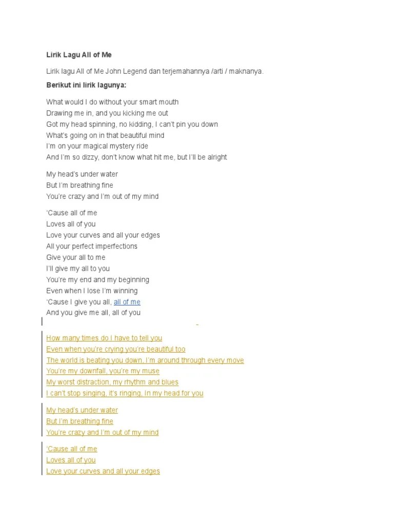 Lirik Lagu Perfect Beserta Arti Dan Makna