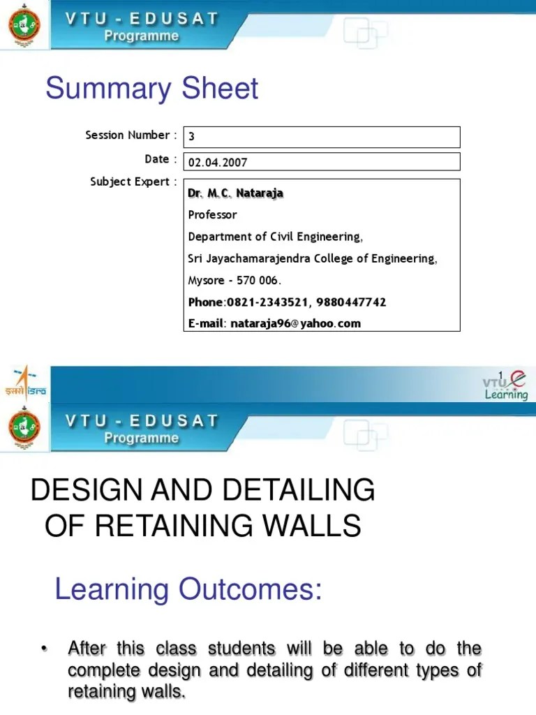 Retaining Wall | PDF | Mechanics | Civil Engineering