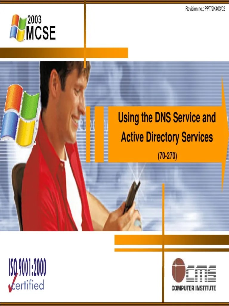 05 Using The DNS Service And Active Directory Services | PDF | Active ...