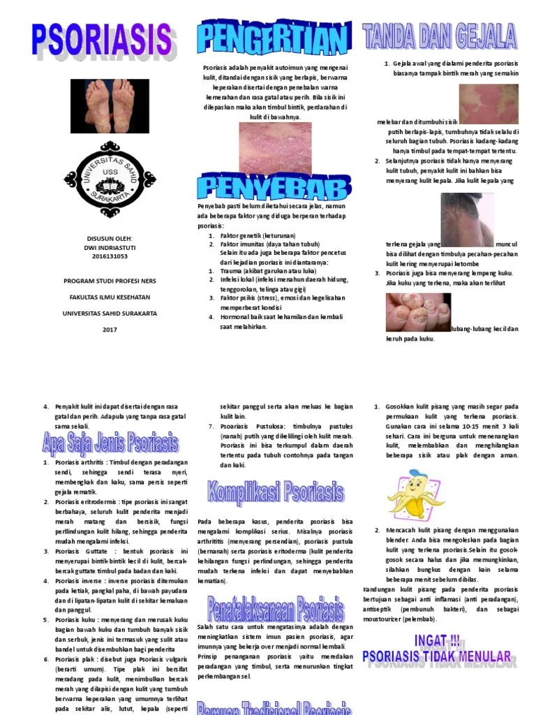 Leaflet Psoriasis Indri | PDF