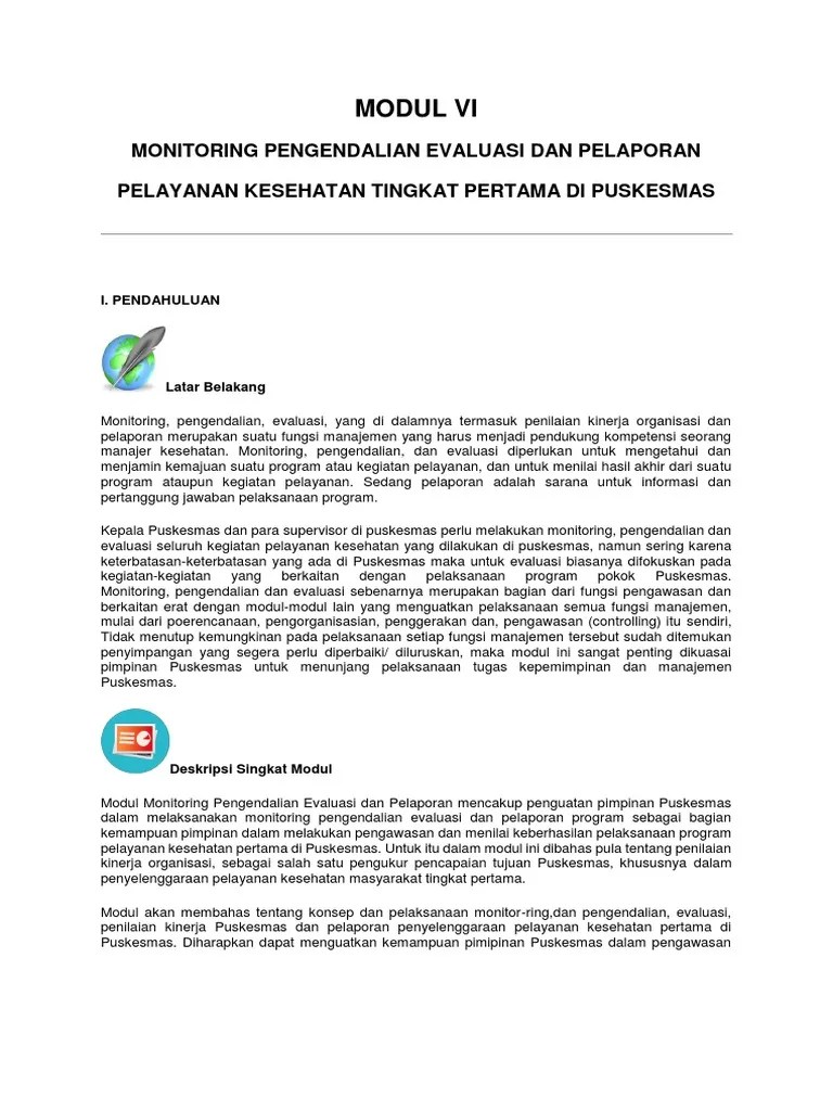 Monitoring Pengendalian Evaluasi Dan Pelaporan | PDF