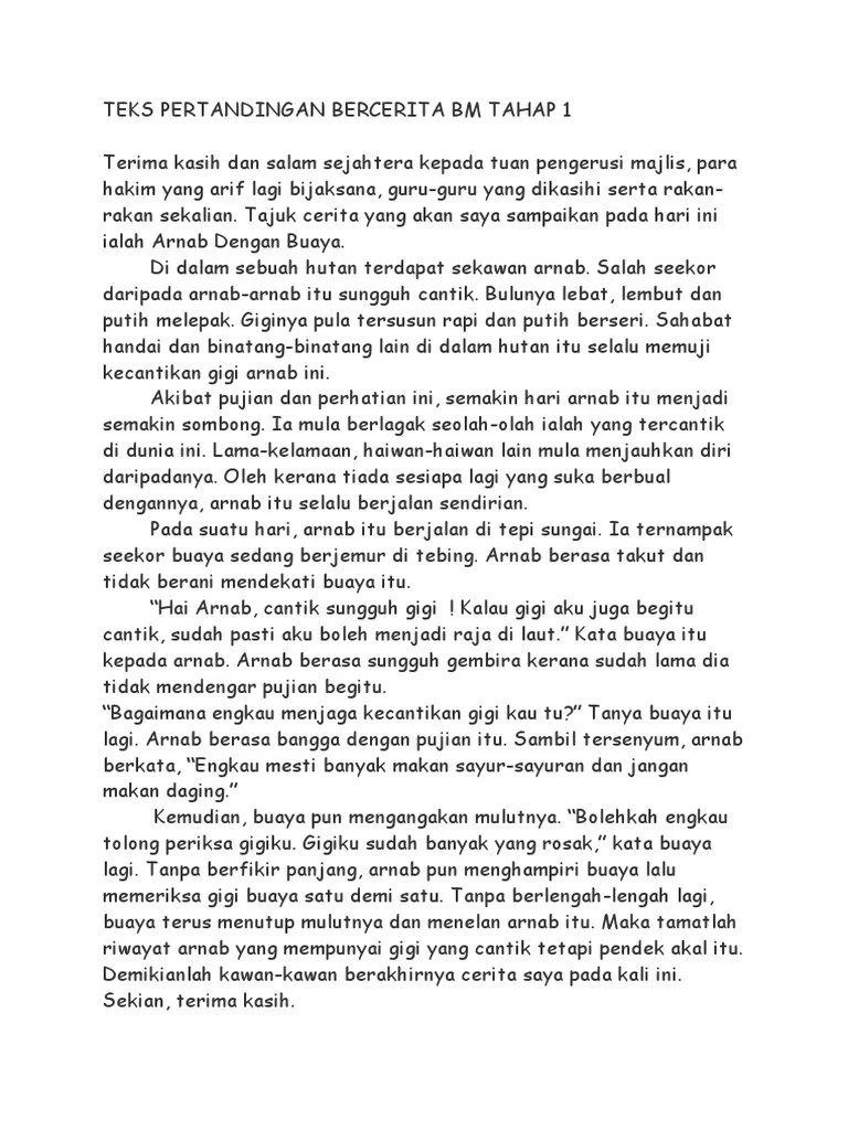 Alex dudley · cerita murid tahun . Teks Bercerita Bm Tahap 1 Pdf