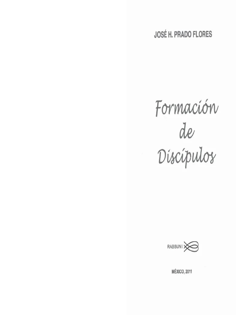 PRADO FLORES, J. H. - Formacion-de-Discipulos PDF | PDF