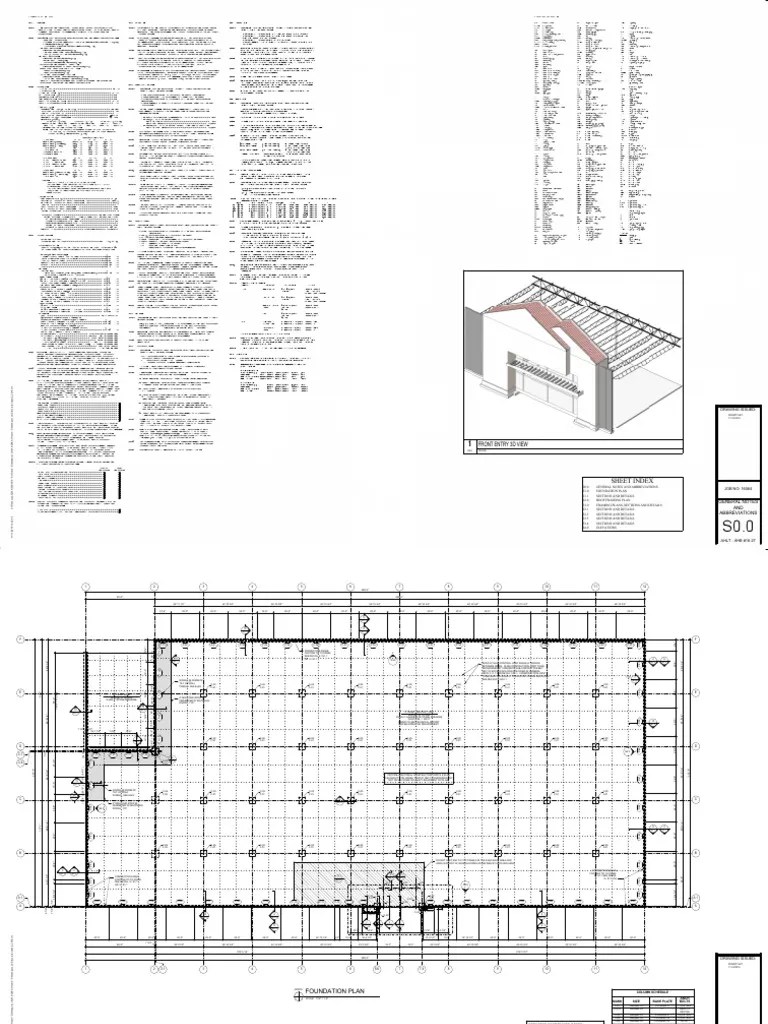 Structural Drawings | Download Free PDF | Framing (Construction) | Truss