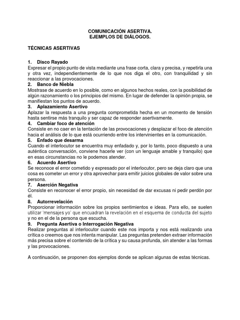 Comunicación Asertiva | PDF | Comunicación