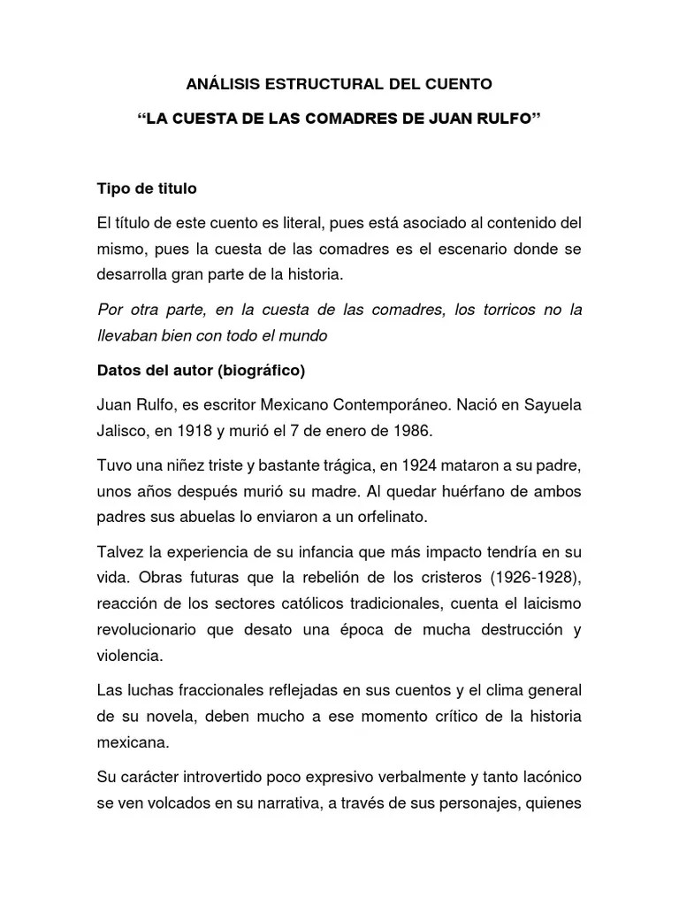 La Cuesta De Las Adres Resumen Y Personajes Analisis La opresin social la venganza y la amistad.