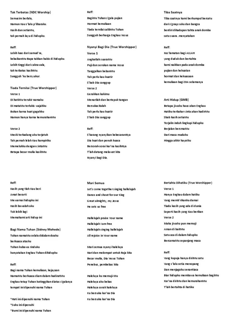 Lagu Ibadah Jumat | PDF