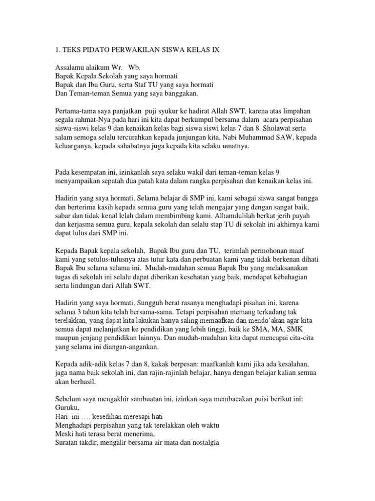 32 Kata Perpisahan Kenaikan Kelas