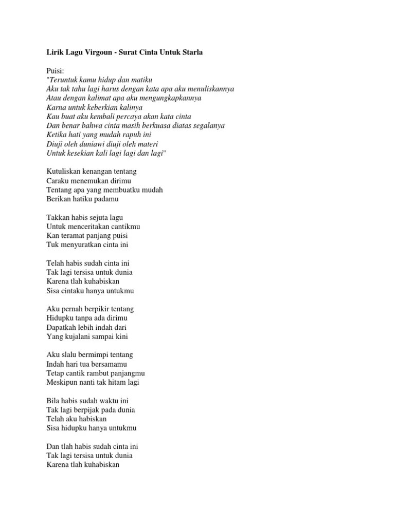 Am g f am g f jika ku harus bermimpi . Lirik Lagu Virgoun Pdf