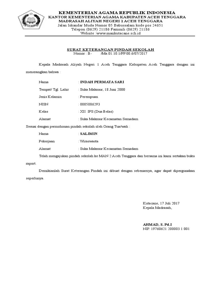 Bagi anda yang membutuhkan kedua format surat tersebut, . Contoh Surat Akuan Pindah Wali Journeyjustbegin