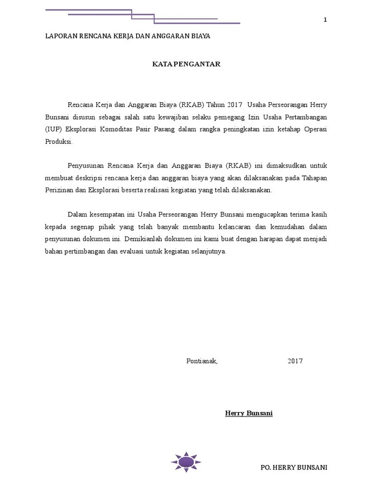 Selain menerbitkan laporan ini, telkom sebagai perusahaan yang terdaftar di new york stock exchange (nyse) juga. Kata Pengantar Rkab Hb Pdf