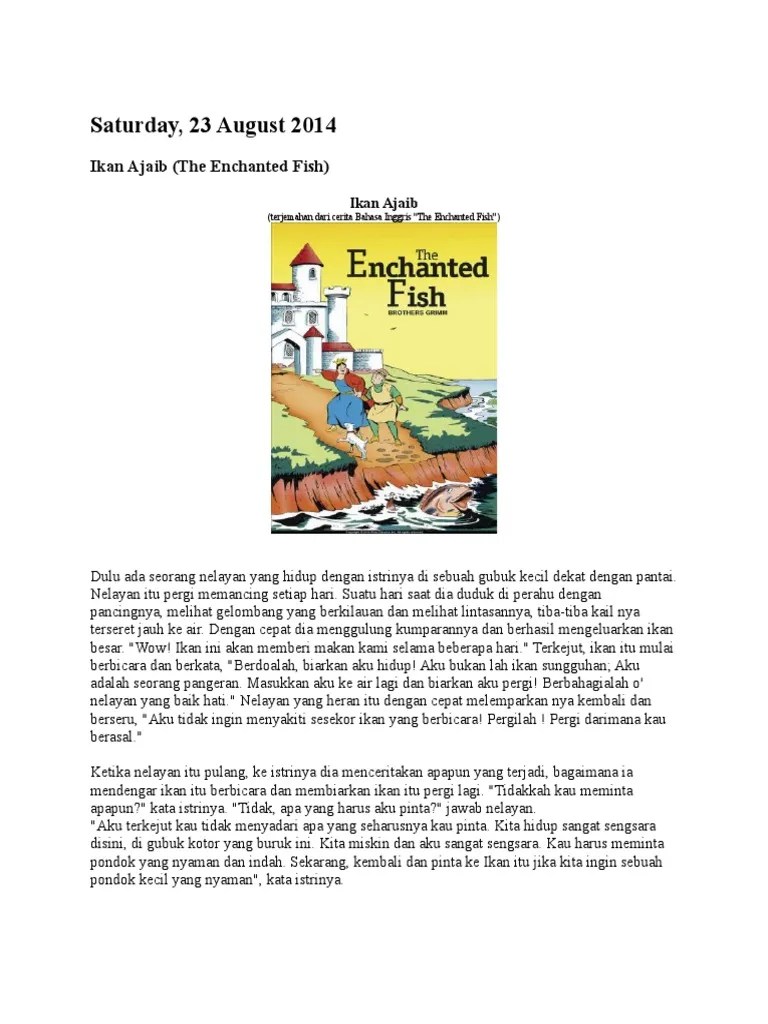 Terjemahan The Enchanted Fish