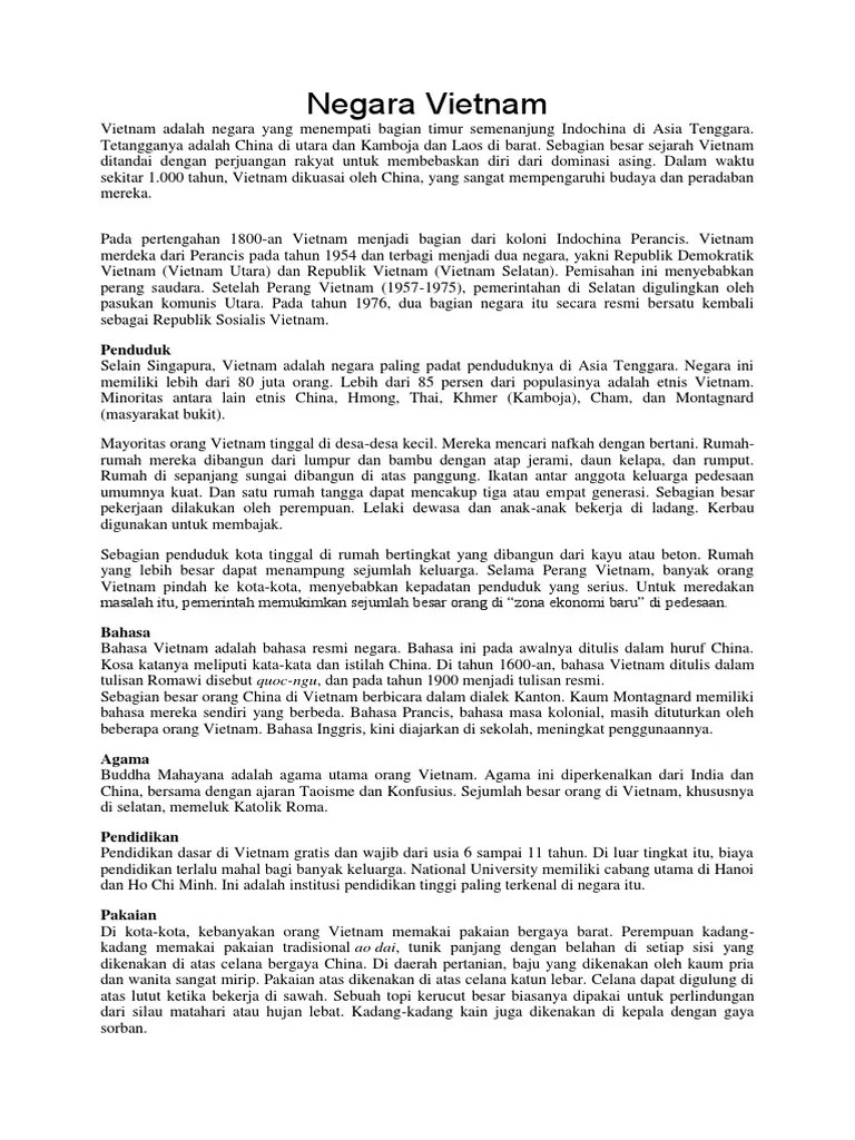Negara Vietnam | PDF