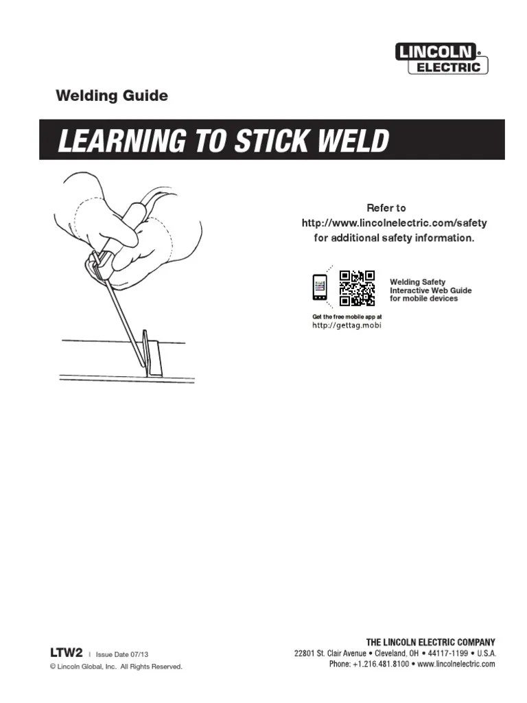 LE - Learning To Stick Weld | PDF | Welding | Construction
