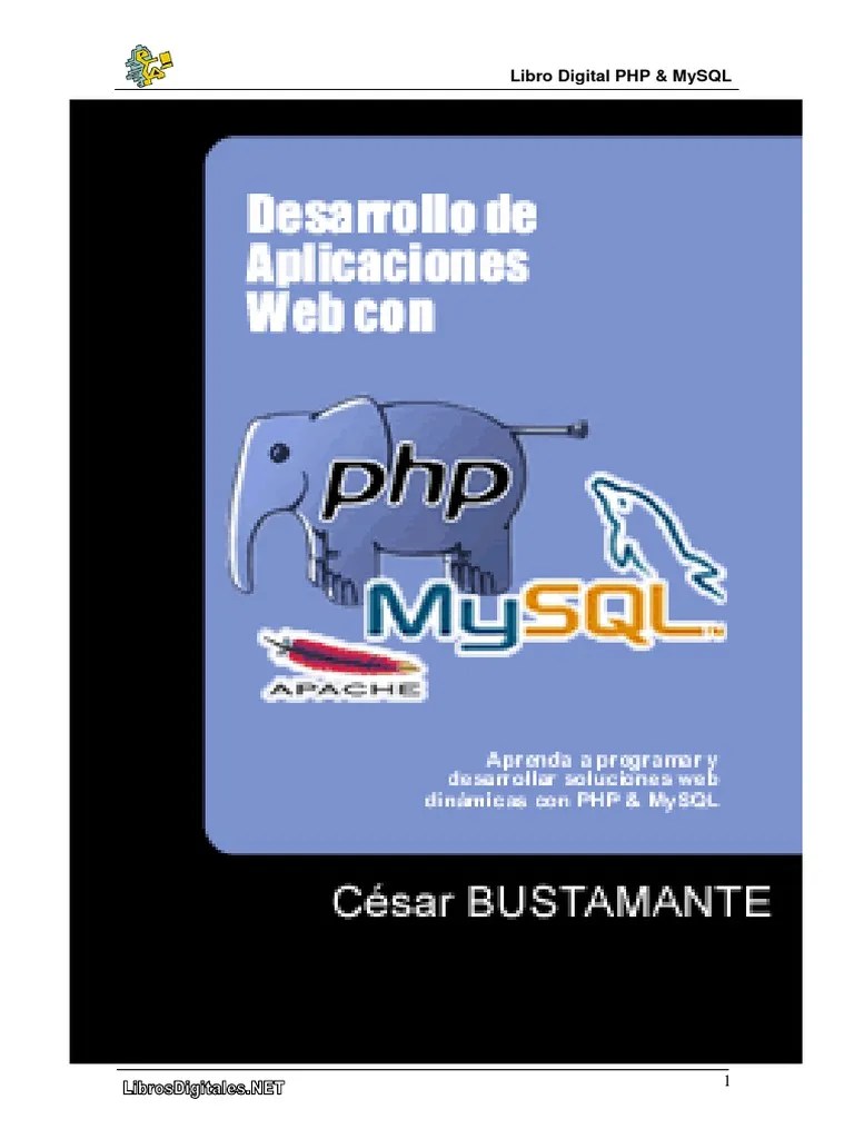 Desarrollo De Aplicaciones Web Con PHP | PDF | Php | Software Libre