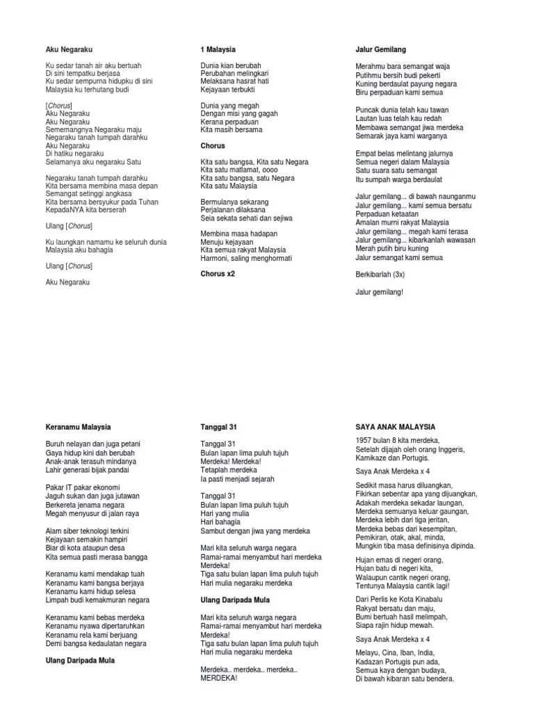 Ku di tanganmu, ku di hatimu. Lirik Lagu Aku Negara Ku Lirik Lagu Aku Yang Tersakiti